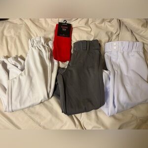 Girls large softball clothes bundkr